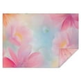 thumbnail image 1 of Pastel Floral Watercolor Pattern Rectangle Tablecloth 60"x84",Waterproof Polyester Rectangle Table Cloth, Wipeable Spillproof Polyester Tablecloth for Dining, Camping, Indoor and Outdoor, 1 of 5