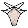 thumbnail image 1 of Pastel Flower Pattern Open Type Women's Panties Crotch Opening G-strings Thongs Lingeries Underwear, 1 of 7