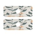 thumbnail image 1 of Pastel Flower Stems Quick Dry Silicone Algae Faucet Pad 14.7x5.4in 2 Pack Absorbent Mat for Kitchen Sink, Bathroom Countertop, 1 of 10