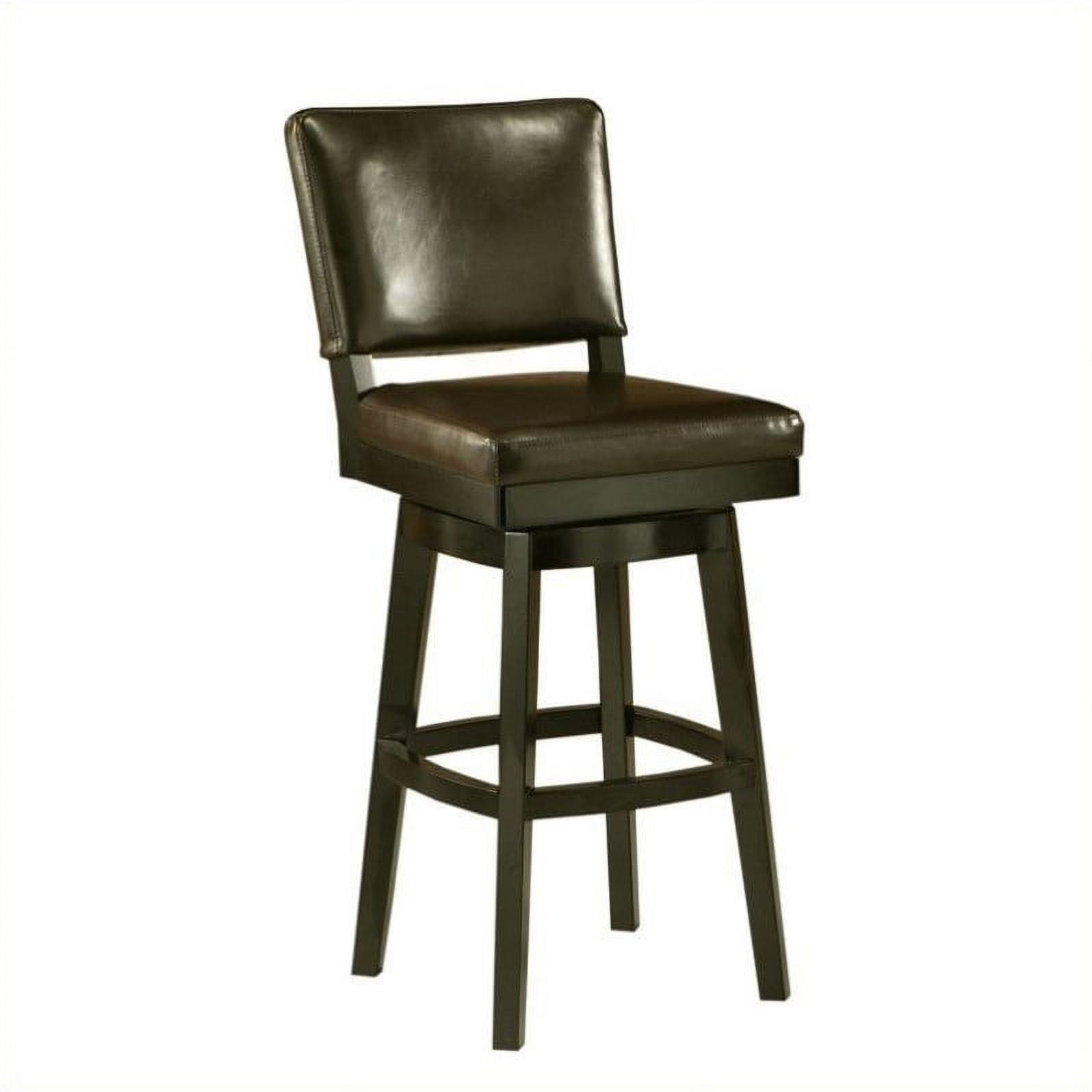 Pastel Furniture Richfield 30" Bar Stool in Feher Black