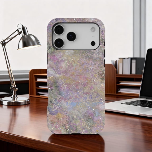 Pastel Galaxy Dreamy Celestial Soft Glam Y2K Aesthetic Case for Phone 11 to 17