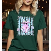 Pastel Ghost Halloween T-Shirt   Cute Kawaii Spooky Tee for Women and Teens
