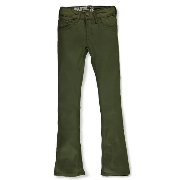 Pastel Girls' Flare Jeans Color: olive Size: 4