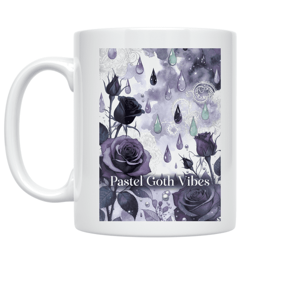 Pastel Goth Aesthetic - Alternative Style Enthusiast - 11 oz Ceramic Coffee Mug
