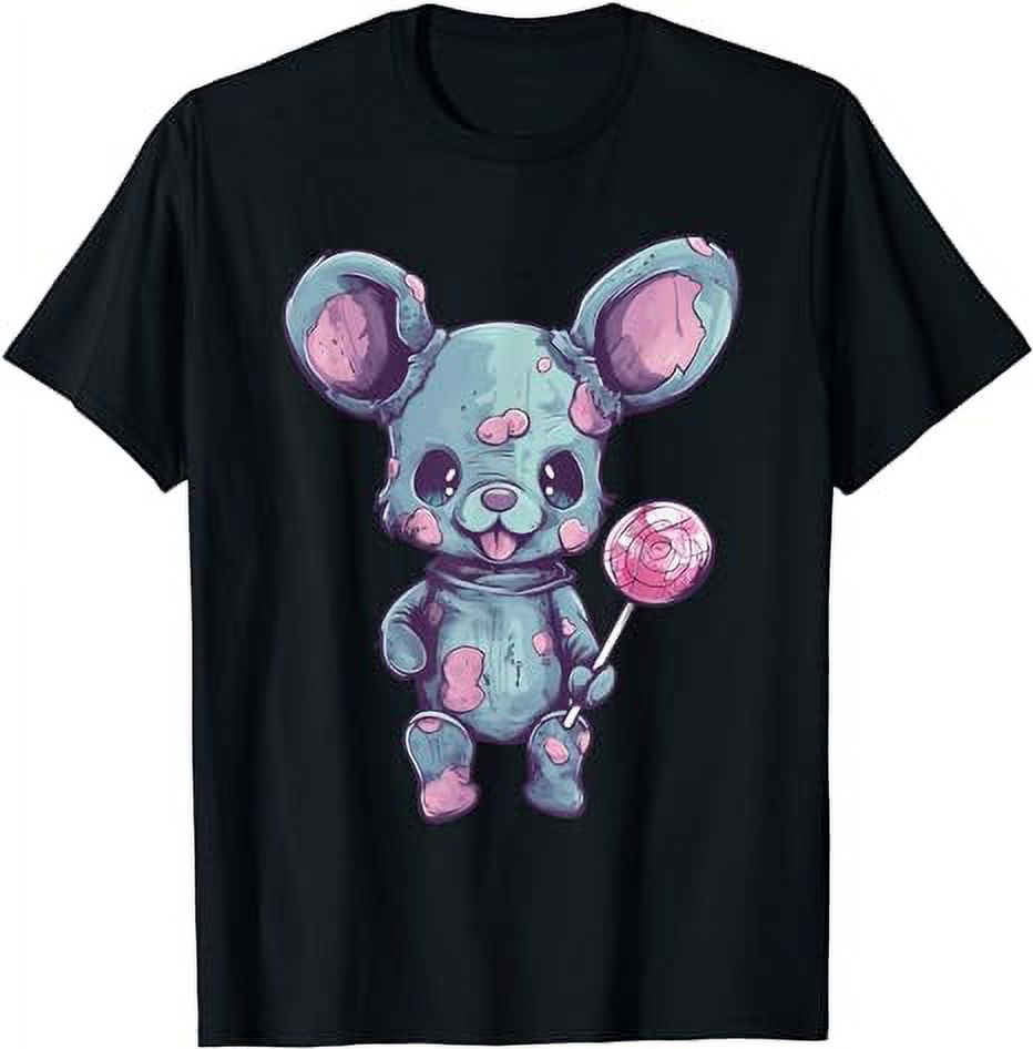 Débardeur Pastel Goth Kawaii – Style Anime Menhara, Ours En Peluche – Pour Ados Et Fans D’esthétique Alternative