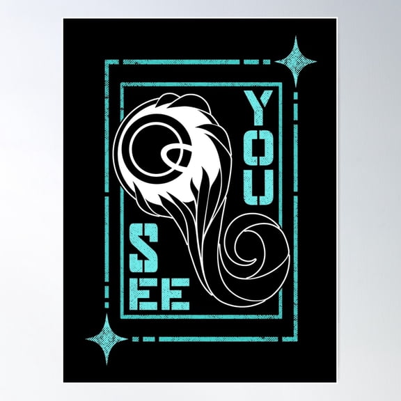 Pastel Goth Eye See You | All Seeing Eye Poster Wall Art, Modern Wall Decor For Living Room Bedroom, 8x12 UNFRAMED