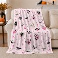 thumbnail image 1 of Pastel Goth Halloween, Mystical Festive Scene, Warm Flannel Blanket for Living Room and Family Room with Detailed Artwork, Celestial Art Lovers Halloween Gift, Festive Home Decor, 1 of 9