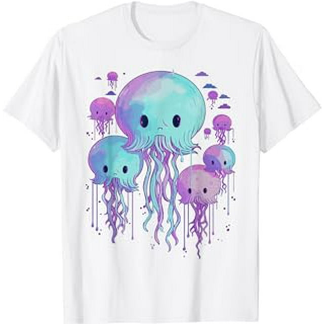 Pastel Goth Jellyfish Kawaii Cute Creepy Halloween Anime TShirt