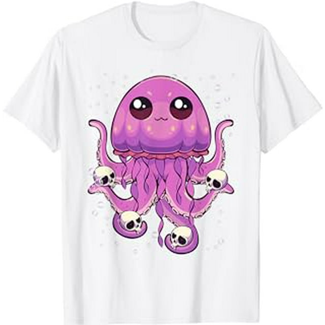 Pastel Goth Kawaii Anime Aesthetic Jellyfish TShirt
