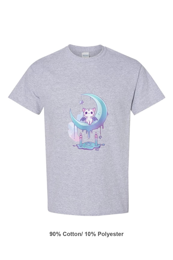 Pastel Goth Kawaii Clothes Yami Harajuku Goth Creepy Cute Witchy Style T-Shirt, for men & women, up to size 5XL