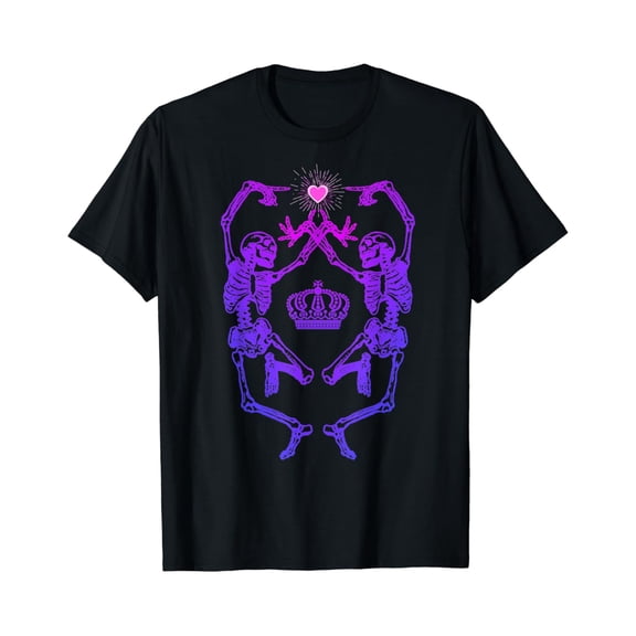 Pastel Goth Kawaii Skull Witchy Nu Gothic Punk T Shirt