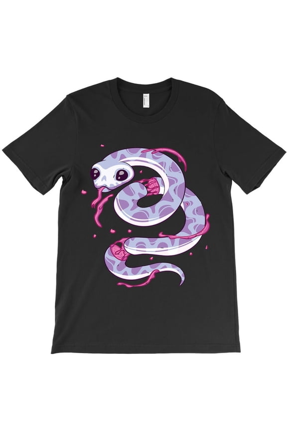 Pastel Goth Snake Creepy Serpent Kawaii Emo Nu Goth Graphic H35705 Unisex T-Shirt, Up to 5XL Available