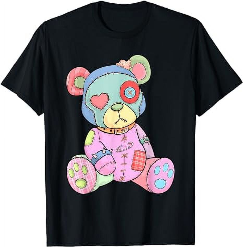 Pastel Goth Teddy Bear Japanese Anime Kawaii Menhera TShirt