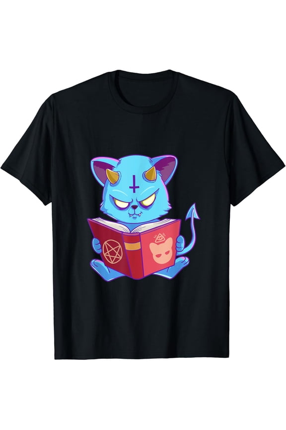 Pastel Goth Witchy Kitty Goth T Shirt