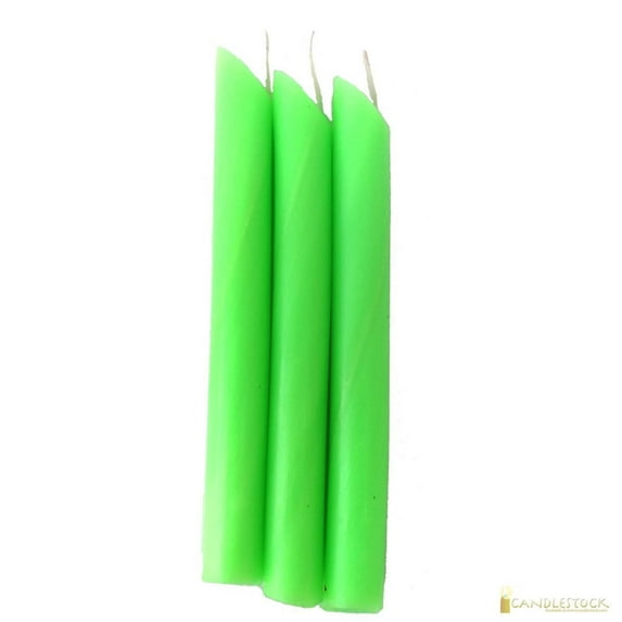Pastel Green Drip Candle 25 Pack