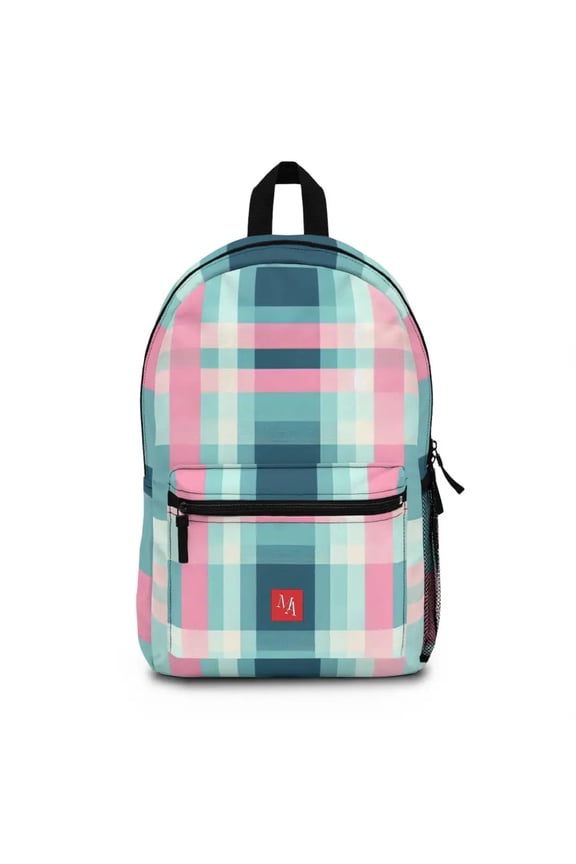 Pastel Grid Illusion - Backpack
