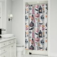 thumbnail image 1 of Pastel Halloween Pattern Shower Curtain 36"x72" ,Bathroom Decorative Shower Curtains Set with 12 Hooks,Modern Waterproof Washable Shower Curtain, 1 of 6