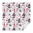 thumbnail image 1 of Pastel Halloween Pattern Square Tablecloth,Waterproof Square Table Cover,Wipeable Spillproof Washable Table Cover for Home Kitchen Party Decor 52"x52"(132x132cm), 1 of 6