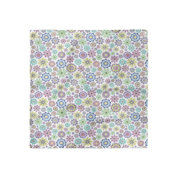 Pastel Head Scarf, Ornate Flourish Vintage, Head Wrap, 3 Sizes, by Ambesonne