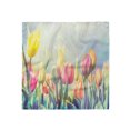 thumbnail image 1 of Pastel Head Scarf, Tulips Flower Bed Park, Head Wrap, 3 Sizes, by Ambesonne, 1 of 2