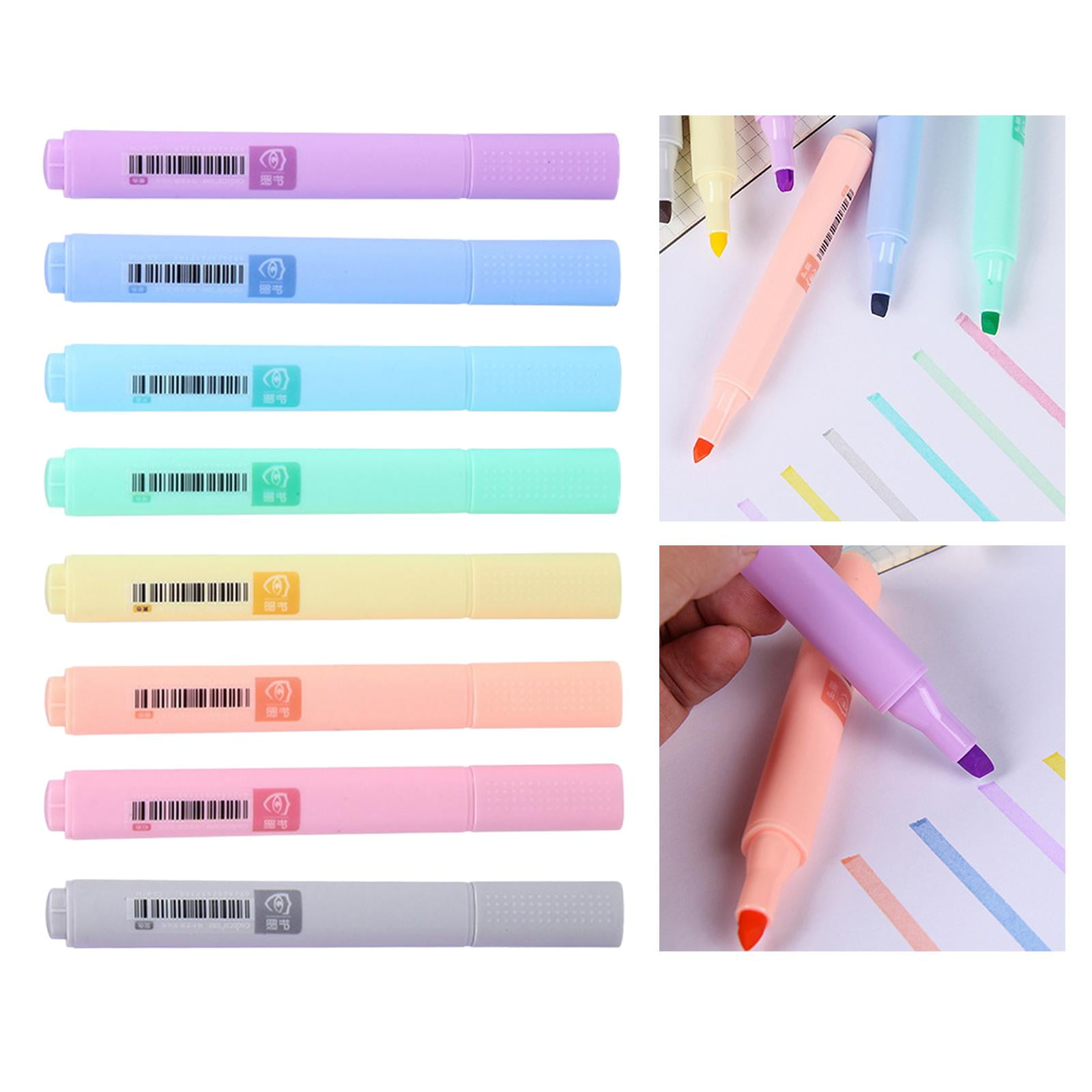 Pastel Highlighter Pens Assorted Colours, Highlighters Markers, Perfect ,  Kids and Adults Colouring, Underlining, Highlighting