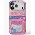 Pastel Japanese Udon Shopfront and Cat Tough Case for Apple iPhone ...