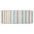 thumbnail image 1 of Pastel Kitchen Mat, Vertically Striped Pattern Different Colored Straight Lines Classical Old Fashioned, Plush Decorative Kitchen Mat with Non Slip Backing, 47" X 19", Pastel Colors, by Ambesonne, 1 of 1