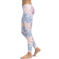 thumbnail image 1 of Pastel Leopard Print Leggings Size: M for Women | FIERCEPULSE, 1 of 7
