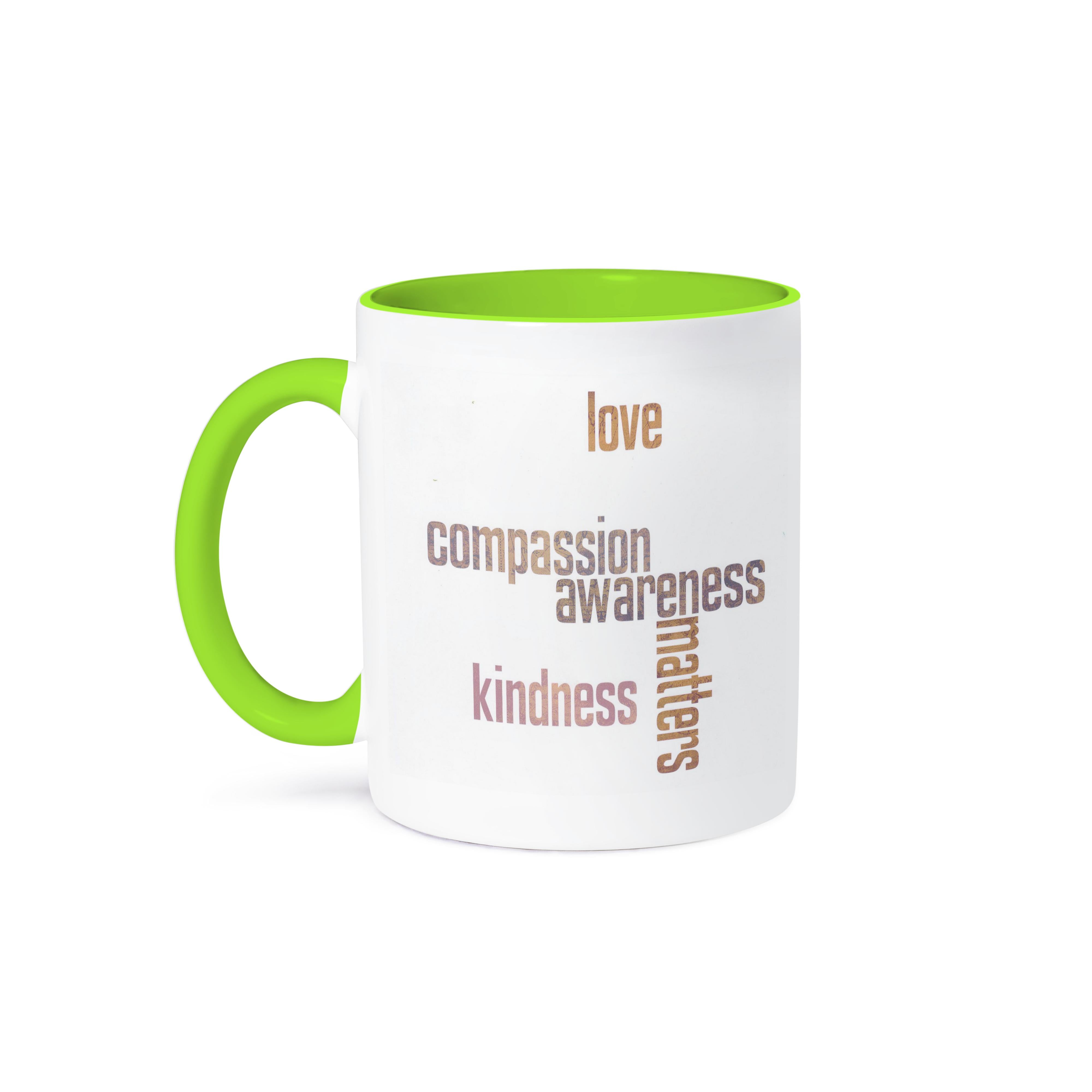 3dRose Musical Notes Heart Illustration Mug - 11 Oz Ceramic, Black/Pink/Purple Design On White