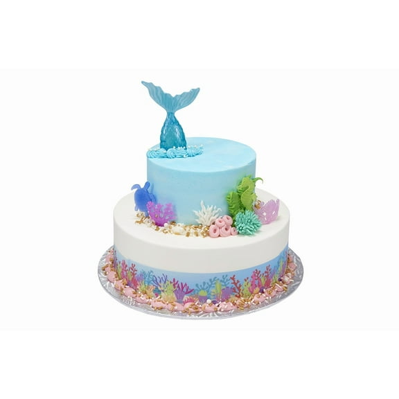 Pastel Mermaid 2 Tier