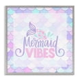 thumbnail image 1 of Pastel Mermaid Vibes Gray Framed Giclee Art, design by Kim Allen, 1 of 9