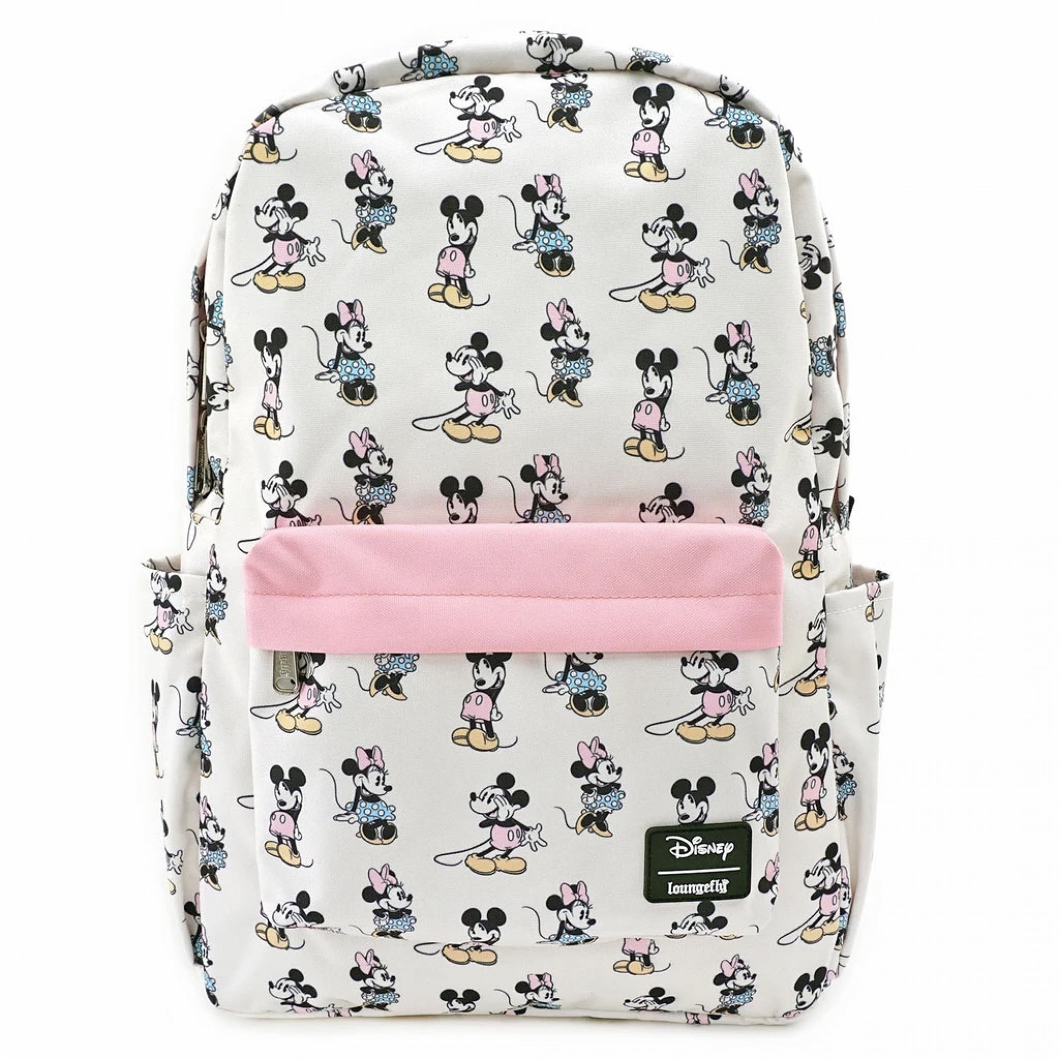Minnie Mouse Insulated Lunch Bag Pink w/ Yellow Disney Drawstring