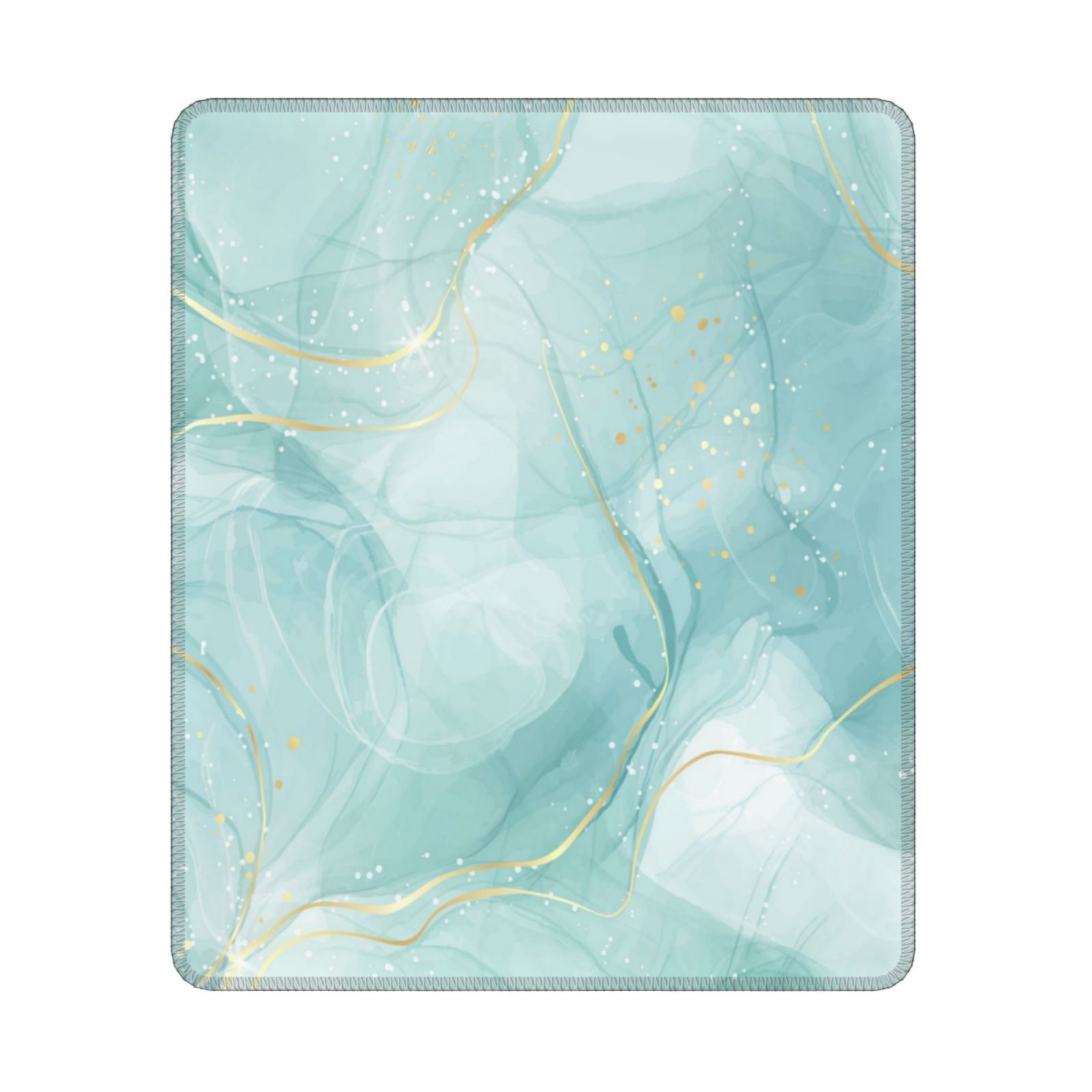 Pastel Mint Green Marble, Mouse Pad, NonSlip Rubber Base Mouse Pad