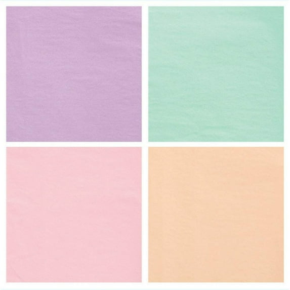 Pastel Mix Tissue Paper Set - Assorted Colors - 20" x 26" Sized Sheets - 40 Sheets (18504540)