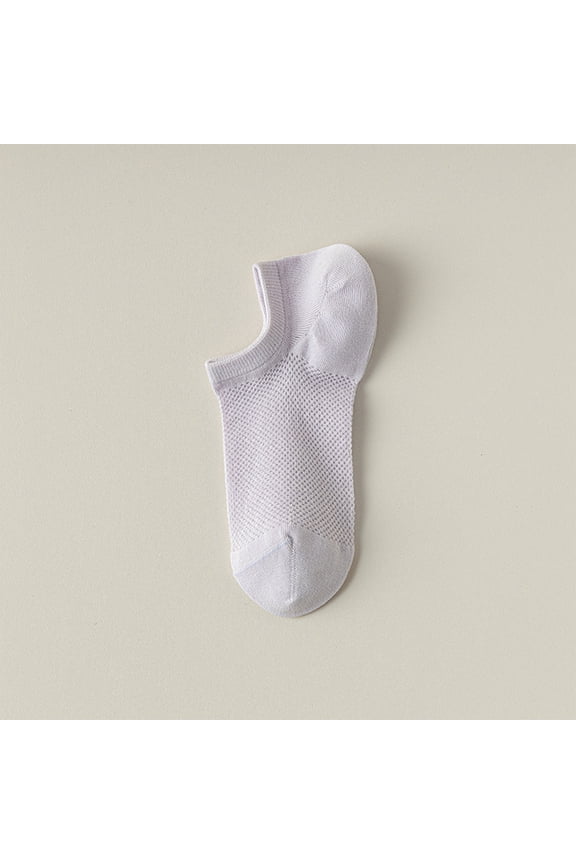 Pastel No-Seam Ankle Socks | Seamless Breathable Socks for Summer, Kids & Sensitive Skin Under 5$, Hontri Candy Colored Socks for Spring And Summer , Purple, One Size