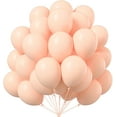 thumbnail image 1 of Pastel Orange Balloons 50 pcs 12 Inch Baby Pale Light Pink Orange Latex Helium Balloons for Graduation Wedding Baby Shower Gender Reveal Anniversary Birthday Party Decorations Orange-Q02, 1 of 14
