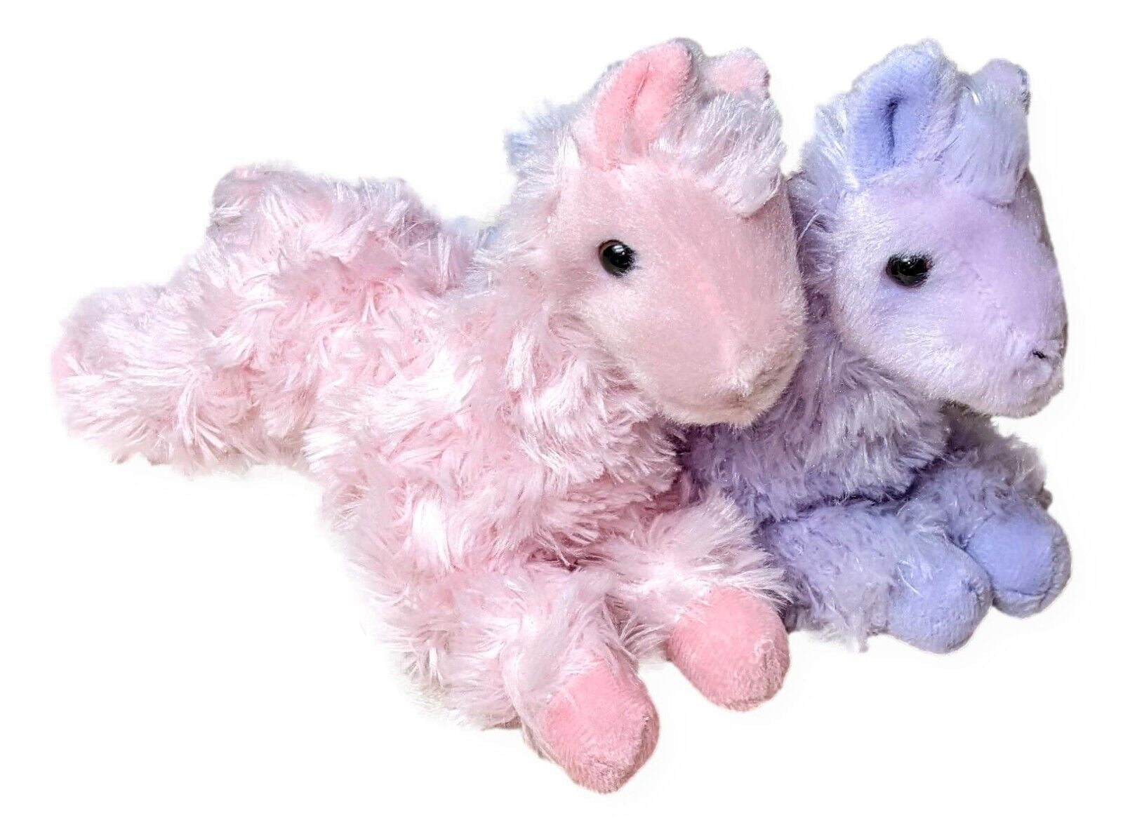 Pastel PINK PURPLE LLAMA Mini Flopsie 8