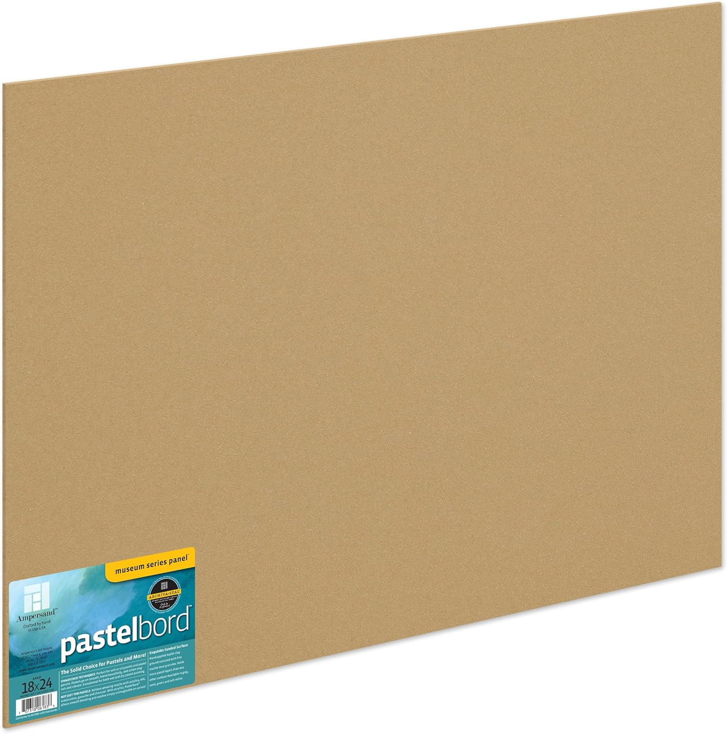 Ampersand Pastelbord 9x12 Zoll - Museum Series Weiß Für Pastellfarben