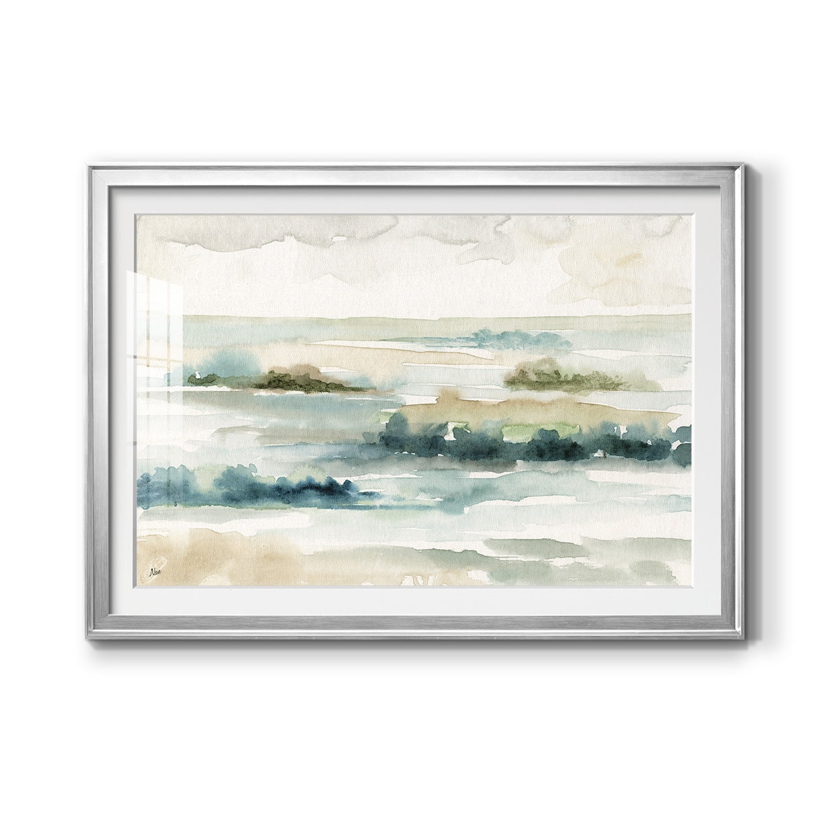 Pastel Panorama Premium Framed Print - Ready to Hang