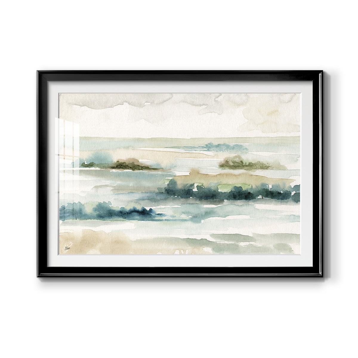 Pastel Panorama Premium Framed Print - Ready to Hang
