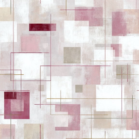 Pastel Peel and Stick Wallpaper Delicate Pink White Pastel Grid Ethereal Wall Mural 17.7in x 9.8ft Self Adhesive Removable Wall Paper Renter Friendly Wallpaper for Girls Bedroom Classroom