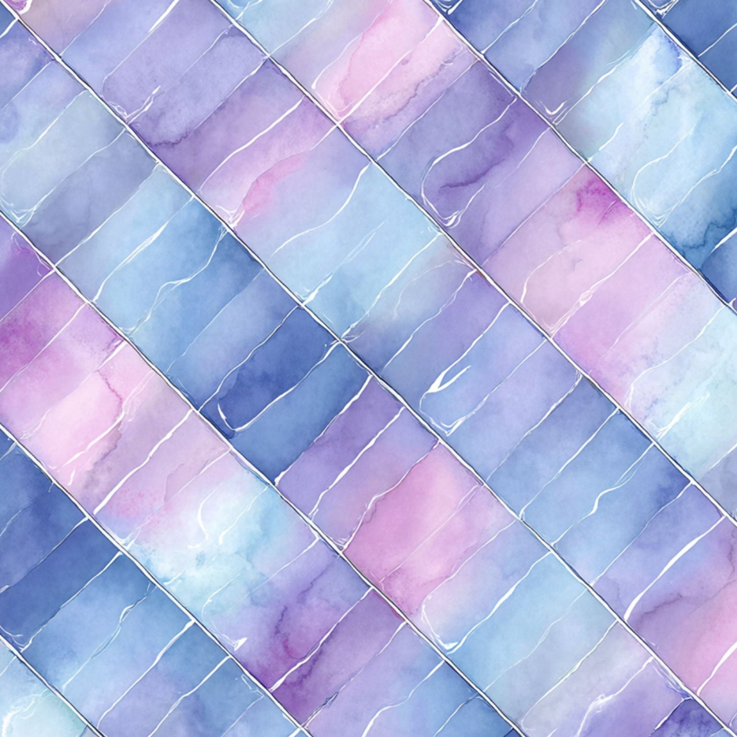 Pastel Peel and Stick Wallpaper Tranquil Soft Pink White Watercolor Geometric Grid Wall Mural 23.6in x 9.8ft Self Adhesive Removable Wall Paper Renter Friendly Wallpaper for Girls Bedroom Classroom