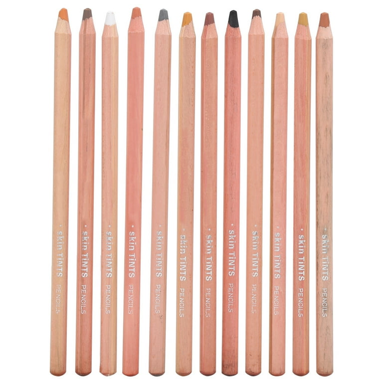 Pastel Pencils, Skin Color Pencils Charcoal Pencils Colorful Toner Pencil  For Coloring Drawing And Sketching