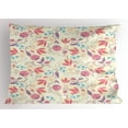 thumbnail image 1 of Pastel Pillow Sham Fresh Spring Field Gardening Plants Flowers Cute Retro Tulip Peony Blossoms Twigs, Decorative Standard Size Printed Pillowcase, 26 X 20 Inches, Multicolor, by Ambesonne, 1 of 2