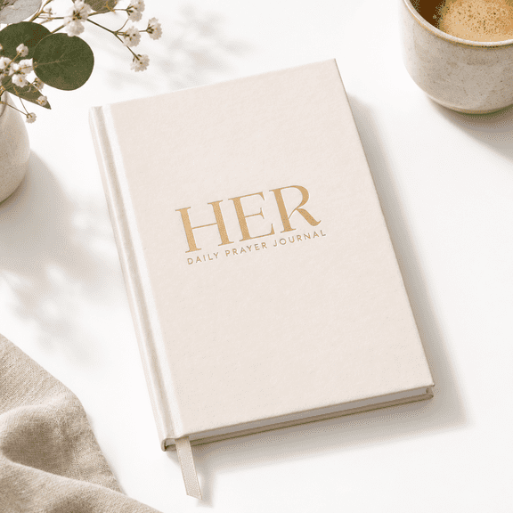 Pastel Pink 6-Month Daily Prayer Journal for Women with Scripture Guided Devotional Exercises