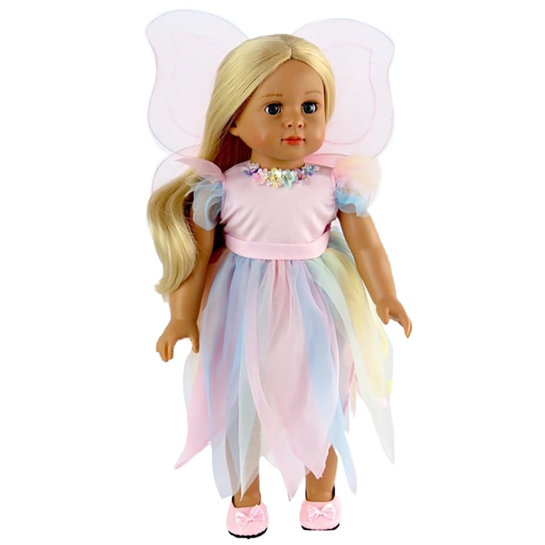 Pastel Pink Fairy Dress for 18-Inch Dolls | Dolls Clothes - Walmart.com