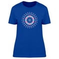 thumbnail image 1 of Pastel Pink Flower Mandala T-Shirt Women -Image by Shutterstock, Female x-Large, 1 of 2