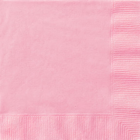 Unique Industries Pastel Pink Lunch Napkins (Pack of 5)