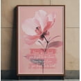 View of Pastel Pink Peony Marjorie Typography Aesthetic Flower Minimalist ...
