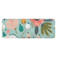 thumbnail image 1 of Pastel Pioneer Flower Pattern Kitchen Rug Mat,Kitchen Runner Rugs Non Skid Washable,Decorative Kitchen Floor Mats for Kitchen,Sink,Laundry,17"x47.2", 1 of 7
